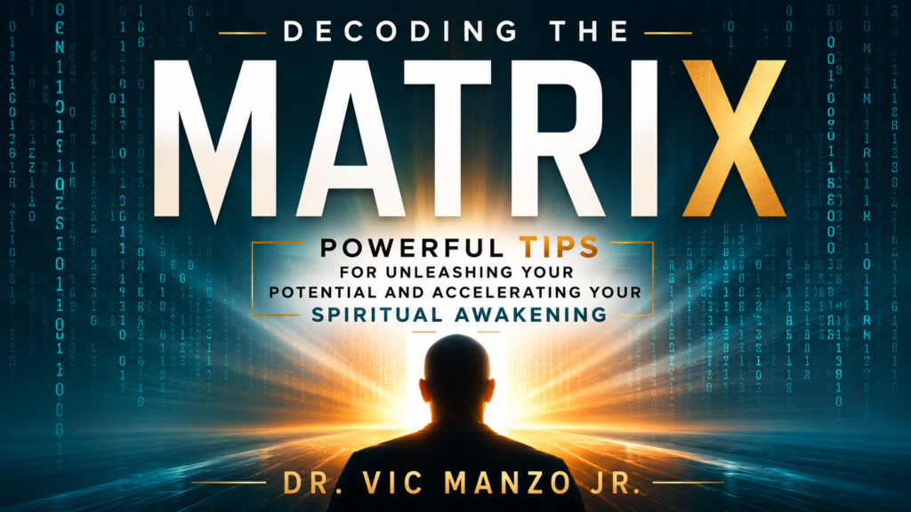 Decoding the Matrix — book by Dr. Vic Manzo on consciousness, personal programming, spiritual awakening, and breaking free from limiting beliefs